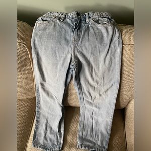 Faded blue jeans loose fit girls size 10
